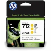 Hp 712 3-Pack 29-Ml Yellow Designjet Ink  3Ed79A 193905352883