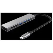 Dokstacija Halyx Fast Usb-C Hub  Card Reader Silver 24191 8713439241914 84718000