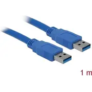 Kabelis Usb 3.0-A M/M 1M, Delock  82534 4043619825349