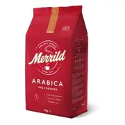 Kafijas pupiņas Merrild, 1 kg  450-01437 8000070201347