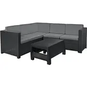 Dārza mēbeļu komplekts Provence Set ar galdiņu pelēks  29204454939 3253929173004