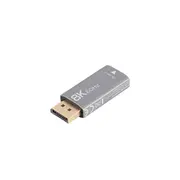 Lanberg Displayport M to Hdmi F Adapter 8K, Silver  Ad-Dp-Hd-03 5901969441482
