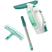 Leifheit Vakuuma logu tīrītājs DryAmpAmpClean ar mazgātāju un kātu 43Cm  1051003 4006501510037