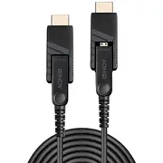 Lindy 20M Fibre Optic Hybrid Micro-Hdmi 4K60 Cable with Detachable Hdmi Amp Dvi Connectors  38321 4002888383219