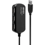 Lindy Usb 2.0 Active Extension Pro 4 Port Hub - hub ports 42783  4002888427838