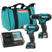 Makita Clx224X power tool combo kit Battery  0088381876650 Wlononwcrbikr