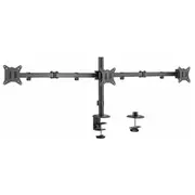 Monitora stiprinājums Gembird Adjustable Desk 3-Display Mounting Arm 17-27  Ma-D3-01 8716309126267