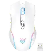 Onikuma Cw905 White Wireless Gaming Mouse  Cw905W 6972470561456 065038