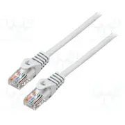 Patch cord U/Utp Cat 5E Rj45 plug,both sides stranded Cca 3M  Pcu5-10Cc-0300-S