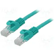 Patch cord U/Utp Cat 6 Rj45 plug,both sides stranded Cca  Pp6U-1.5M/G