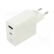 Power supply switching mains,plug-in 5Vdc, 3.25A 65W white  Taucpdqc65Lw01 Ta-Uc-Pdqc65L-W-01