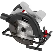 Powerplus Powc2031 cirkulārais zāģis koka dēļu un plākšņu taisnai slīpai griešanai 1200W Ø185Mm 62Mm 45  5400338117688