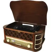 Sencor Stt 016 Retro vinilplašu atskaņotājs ar Cassette / Mp3/ Usb/ Sd Fm  funkcijām 8590669108480