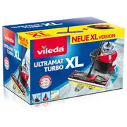 Vileda Ultramat Turbo Xl mop DryWet Microfiber Black Red  163427 4023103212213
