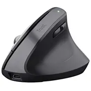 Trust Bayo Ergonomic Wireless Mouse Black 25146  8713439251463