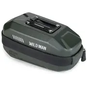 Wildman traveling bag under bike saddle with zipper 0,8L Gd700 green  5903396396694 42029291
