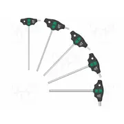 Wrench hex key-set Hex Plus Kind of handle T 5Pcs.  Wera.05136070001 05136070001