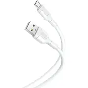 Xo cable Nb212 Usb - microUSB 1,0 m 2,1A white  Gsm117362 6920680827794 85044030