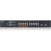 Zyxel Xmg1915-18Ep Managed L2 2.5G Ethernet 100/1000/2500 Power over Poe Xmg1915-18Ep-Eu0101F  4718937631490 456023