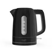 Adler Kettle  Ad 1380B Electric 2200 W 1 L Polypropylene 360 rotational base Black 5905575907974