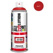 Akrila krāsa aerosolā sarkana matēta Ral 3020 Evolution Pintyplus 400Ml  385