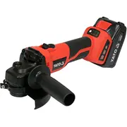 Akumulatora leņķa slīpmašīna 18V, 2X4.0Ah Yt-828295 Yato  5906083089817 Nakyatska0004