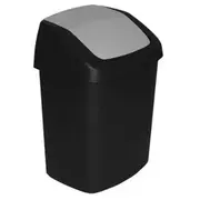 Atkritumu spainis Swing Top 50L 40,6X34X66,8Cm melna/sudraba  0803987Y09 3253923987836
