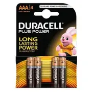 Baterijas Duracell Aaa Alkaline 4-Pack  Aldu034Cb 5000394127326 Mn2400