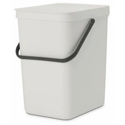 Brabantia atkritumu tvertne Sort  Go, 25 l, Gaiši pelēka krāsa 214400 8710755214400