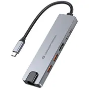 Conceptronic Donn29G 6-In-1 Usb 3.2 Gen 2 Docking Station, 4K60Hz Hdmi, Usb-A 10Gbps x 2, Usb-C 10Gbps, Gbe Lan, 140W Pd 3.1  519562 4015867239629 Wlononwcrpzhs