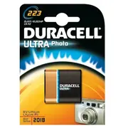 Crp2 baterijas 6V Duracell litija Cr223 iepakojumā 1 gb.  Bfdu239 5000394223103
