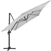 Dārza saulessargs Springos Gu0048, 500 cm, ar pārsegu, piekarams, gaiši pelēks  Gu0048 5907719475301