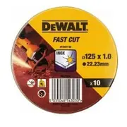 Dewalt Griezējdisks, 125X1Mm 10/Tin  Dt3507-Qz 5035048543030