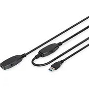 Digitus Extension Cable Usb 3.0 20M  Da-73107 4016032457503 Wlononwcratfx