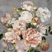 Eļļas glezna 100X100Cm, ziedi  87004 4741243870048