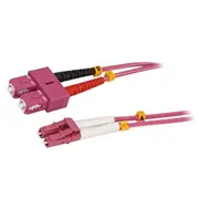 Fiber patch cord Om4 Lc/Upc,Sc/Upc 10M 50/125Um Lszh grey  Fp4Ls10
