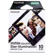 Fujifilm  Instax Square star Illumination Instant film 10Pl 86 x 72 mm Print Size 86Mm 72Mm, Image size 62Mm Quantity 10 4547410414561