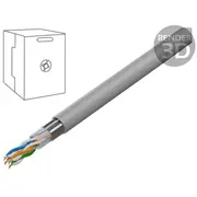 Gembird 305M Cat5E Ftp networking cable F/Utp Grey  Fpc-5004E-So