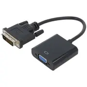 Gembird Dvi-D to Vga adapter cable, black A-Dvid-Vgaf-01  8716309096454 Akgemvga0000003