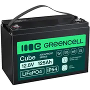 Green Cell Cube Lifepo4 125Ah 12.8V 1600Wh Lithium Iron Phosphate Battery for Camper  Solar Off-Grid System Boat Lfpgc12V125Ah 5904326374829 Zsigceaku0055