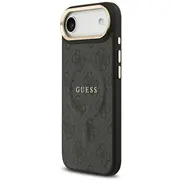 Guess Pu Leather 4G Gold Frame Magsafe Case Aizsargapvalks priekš Apple iPhone 17 Air  Guhmp17Mp4Msegck 3666339519049