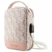 Guess Torba Guhbhgcfsep Organizer różowy pink Gcube Stripe  3666339120276