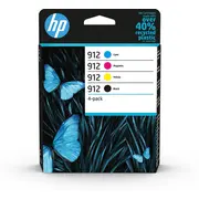 Hp 912 Cmyk Original Ink Cartridge  6Zc74Ae 195122352295