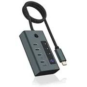 Icy Box Ib-Hub1454-C31 Usb 3.2 Gen 1 3.1 Type-C 10000 Mbit/S Blue, Grey  4250078173977 Wlononwcrpnek
