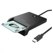 Id Karšu lasītājs Trust Primo Smartcard Reader Type-C  26253 8713439262537