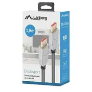 Kabel Displayport M/M 0.5 20 Pin V1.4 1.8M 8K black  Ca-Dpdp-20Cu-0018-Bk 5901969428995 Aklagvddp000009