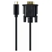Kabelis Gembird Usb Type-C Male - Vga Female 2M Black  A-Cm-Vgam-01 8716309124140 Akgemku00000056