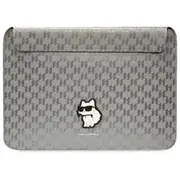 Karl Lagerfeld Sleeve Klcs14Sakhpcg 14 srebrny silver Saffiano Monogram Choupette  3666339170585