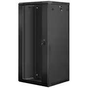 Lanberg Wf01-6627-10B rack cabinet 27U Wall mounted Black  5901969403312 Wlononwcrofw2
