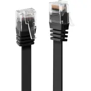 Lindy 5M Cat.6 U/Utp Flat Network Cable, Black  47524 4002888475242 205673